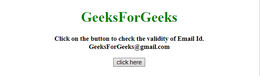 Mastering Email Validation: A Comprehensive Guide with GeeksforGeeks